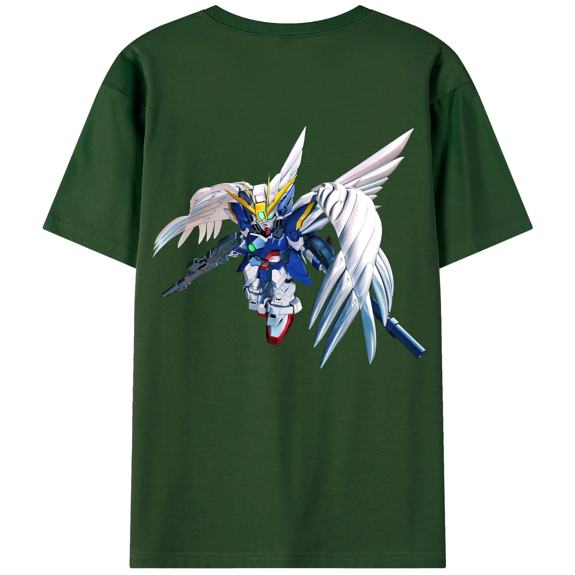 （画像用） 機動戦士ガンダム Mobile Suit Gundam 綿100％半袖Tシャツ（背面プリント）